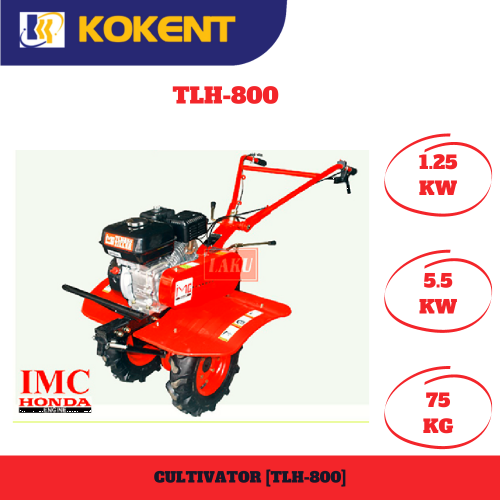 GASOLINE CULTIVATOR TLH-800 C/W HONDA ENGINE