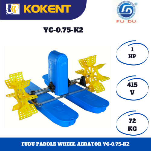 FUDU PADDLE WHEEL AERATOR YC-0.75-K2 (3-PHASE)