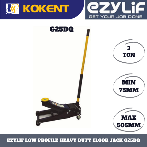 EZYLIF LOW PROFILE HEAVY-DUTY FLOOR JACK G25DQ