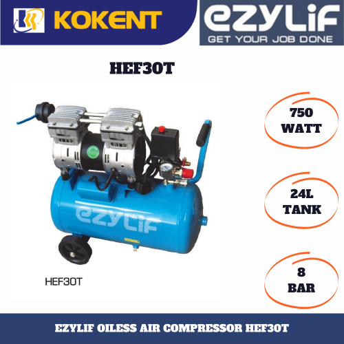 EZYLIF OILESS AIR COMPRESSOR HEF30T