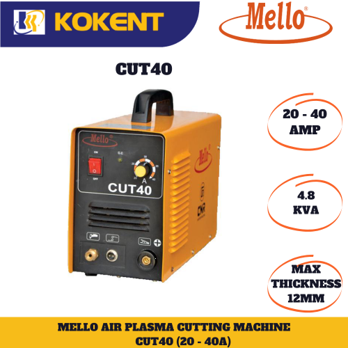 MELLO CUT40(MOS) 1 PHASE INVERTER AIR PLASMA CUTTING MACHINE