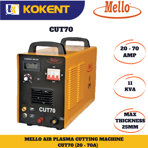 MELLO CUT70(MOS) 3 PHASE INVERTER AIR PLASMA CUTTING MACHINE