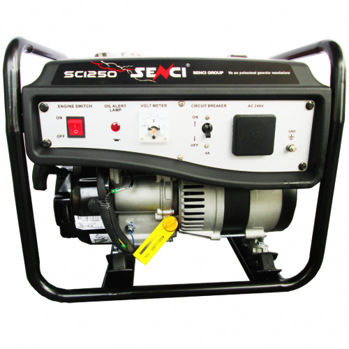 Senci Gasoline Generator 0.8kW 3HP 6L 28kg, SC1250