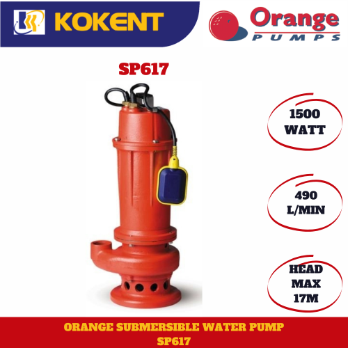 ORANGE AUTO SUBMERSIBLE WATER PUMP SP617