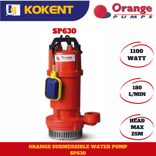 ORANGE AUTO SUBMERSIBLE WATER PUMP SP630