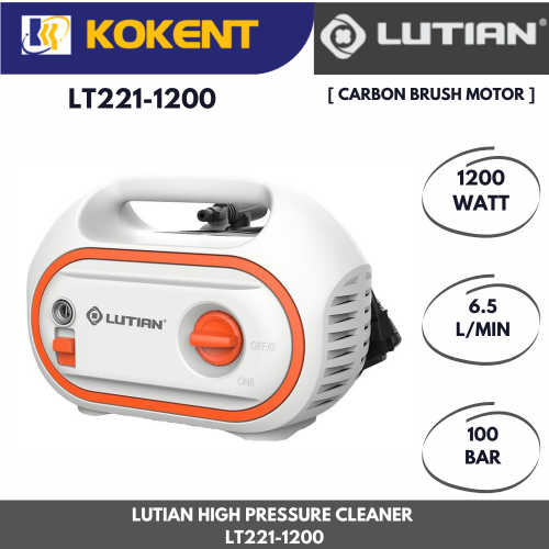 LUTIAN HIGH PRESSURE CLEANER LT221-1200 [CARBON BRUSH MOTOR]