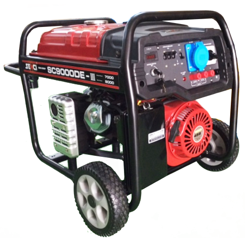 Senci Gasoline Generator 7kW 15HP 25L 90kg, SC9000E-III