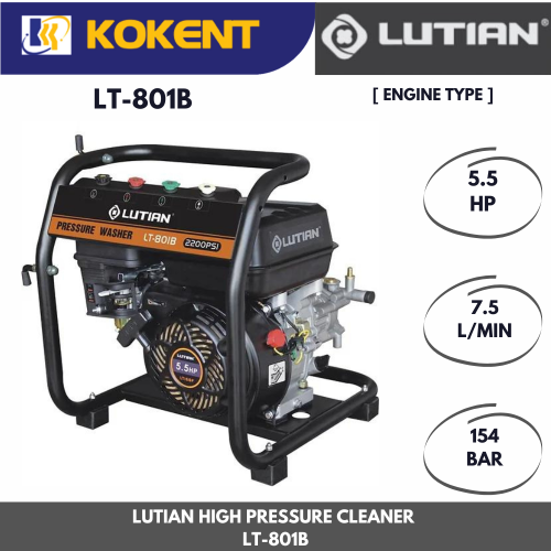 LUTIAN GASOLINE HIGH PRESSURE CLEANER LT-801B [ENGINE TYPE]