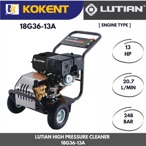 LUTIAN GASOLINE HIGH PRESSURE CLEANER 18G36-13A [ENGINE TYPE]