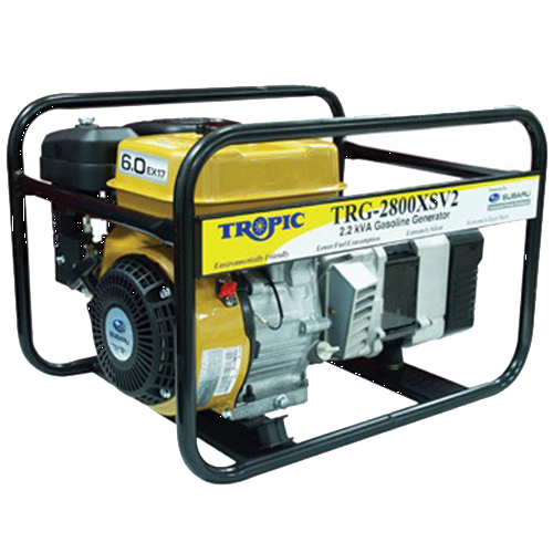 Robin Petrol Generator 2kW, 3.6L Tank, 6HP, 36kg TRG-2800XSV2