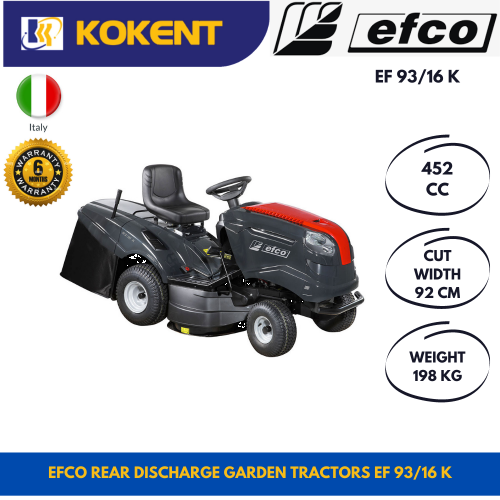 EFCO Rear discharge garden tractors EF 93/16 K