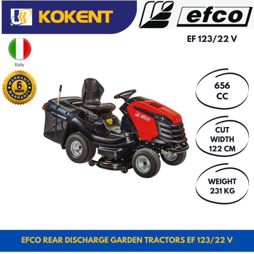 EFCO Rear discharge garden tractors EF 123/22 V