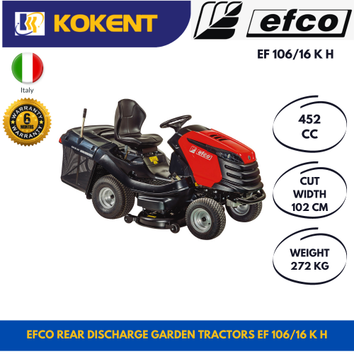 EFCO Rear discharge garden tractors EF 106/16 K H