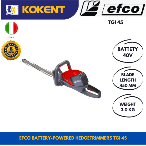 EFCO Battery-powered hedgetrimmers tgi 45