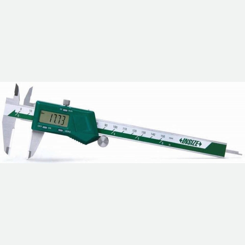 INSIZE Digital Caliper Ceramic Tipped Jaws 0-150mm(6