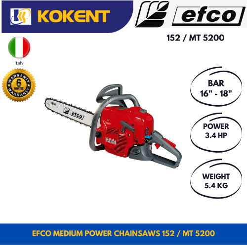 EFCO Medium power chainsaws 152 / MT 5200