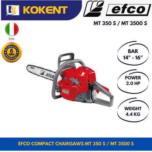 EFCO Compact chainsaws MT 350 S / MT 3500 S
