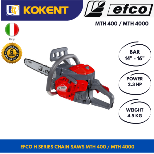 EFCO H series chain saws MTH 400 / MTH 4000