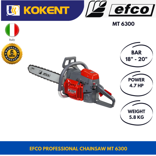 Efco Professional Chain Saw MT 6300