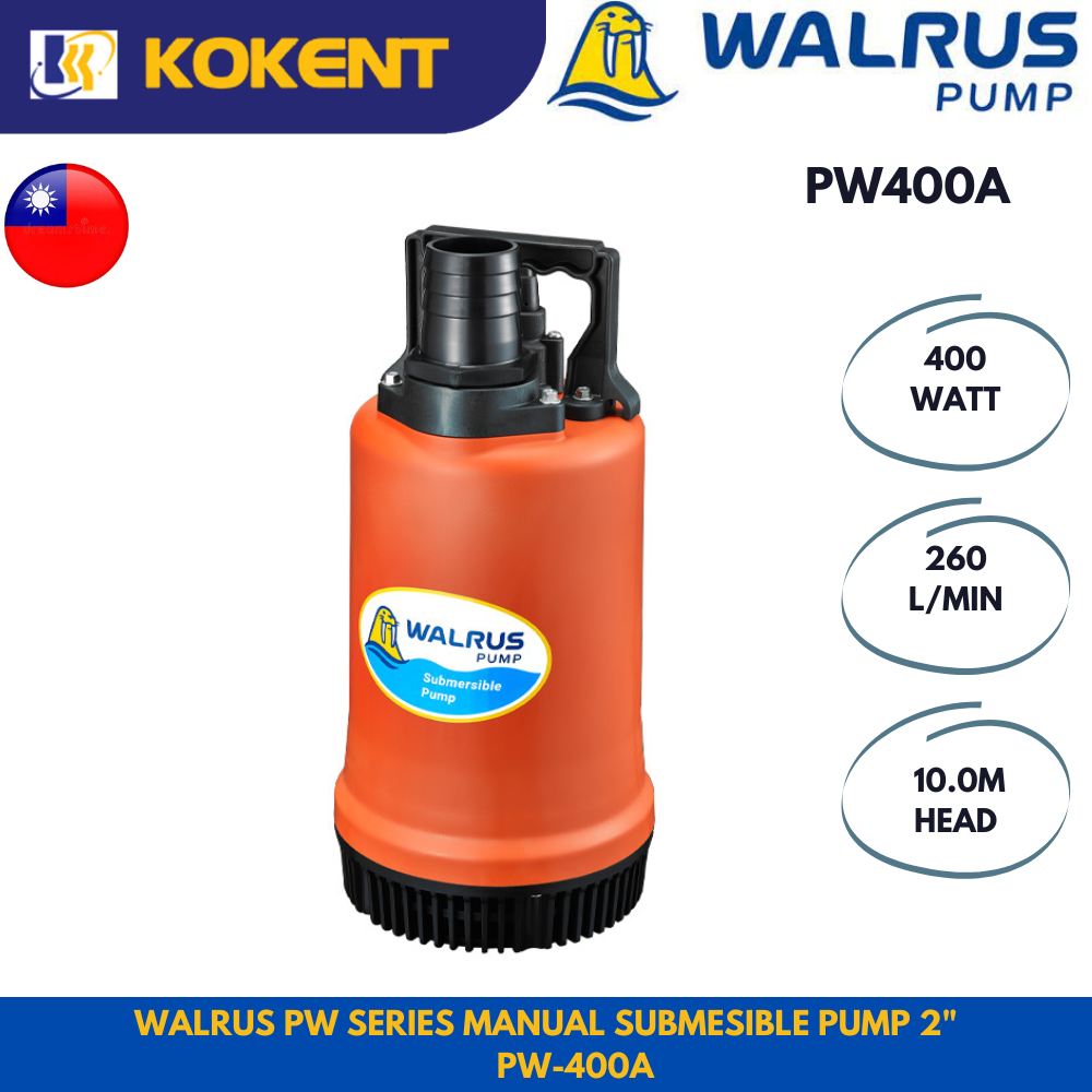 WALRUS PW SERIES MANUAL SUBMESIBLE PUMP 2