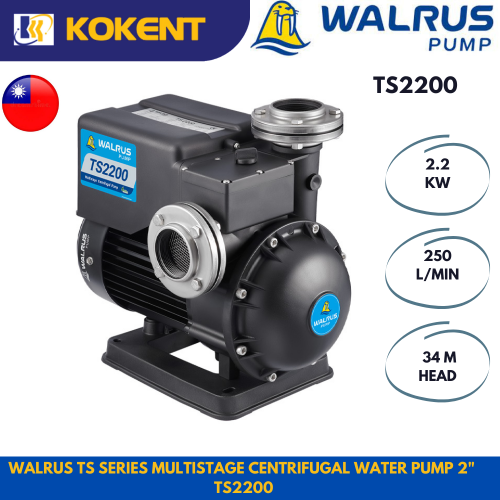 WALRUS TS SERIES MULTISTAGE CENTRIFUGAL WATER PUMP 2