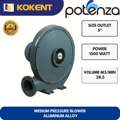 POTENZA MEDIUM PRESSURE BLOWER - ALUMINIUM ALLOY