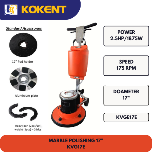 ELECTRIC MARBLE POLISHER KVG17E 17