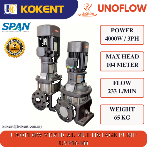Unoflow Vertical Multistage Pump UVP10-100