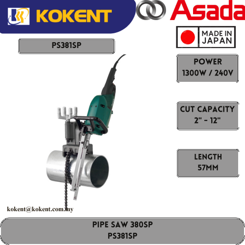 ASADA PIPE SAW 380SP PS381SP