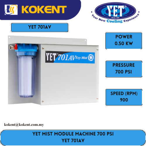 YET MIST MODULE MACHINE YET 701AV