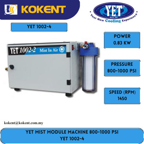 YET MIST MODULE MACHINE YET 1002-4
