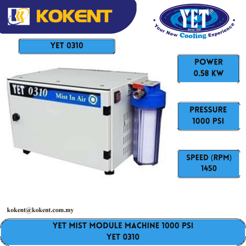 YET MIST MODULE MACHINE YET 0310