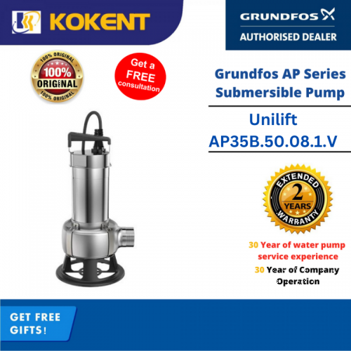 Grundfos Unilift Manual Submersible Pump AP35B.50.08.1.V