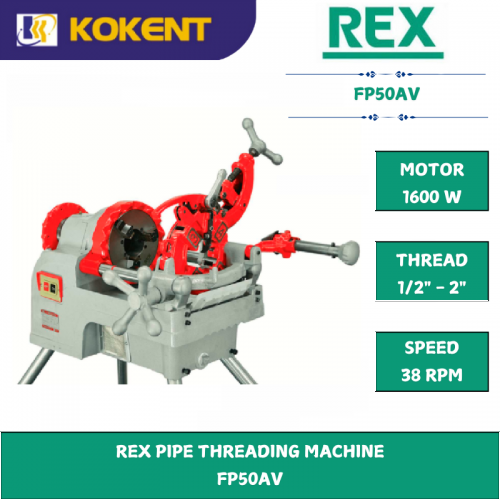 REX PIPE THREADING MACHINE 1/2