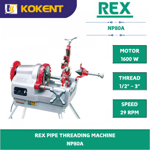 REX PIPE THREADING MACHINE 1/2