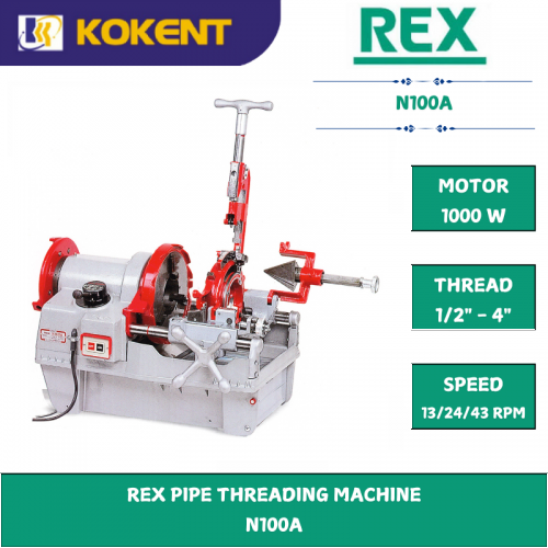 REX PIPE THREADING MACHINE 1/2