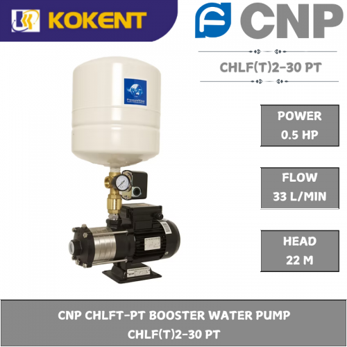 CNP CHLFT-PT BOOSTER WATER PUMP  CHLF(T)2-30 PT