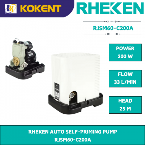 RHEKEN AUTO SELF-PRIMING PUMP  RJSM60-C200A