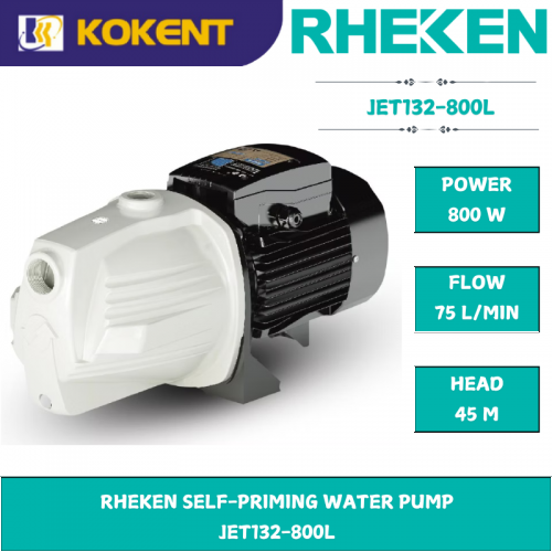 RHEKEN SELF-PRIMING WATER PUMP  JET132-800L