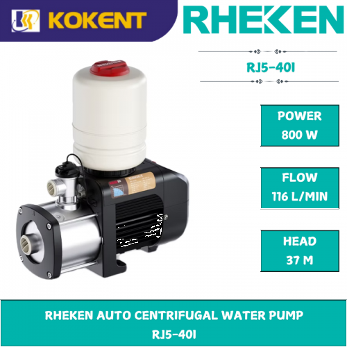RHEKEN AUTO CENTRIFUGAL WATER PUMP  RJ5-40I