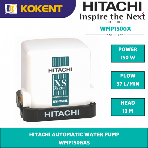 HITACHI AUTOMATIC WATER PUMP  WMP150GXS