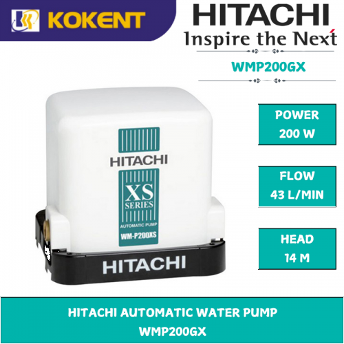 HITACHI AUTOMATIC WATER PUMP  WMP200GX