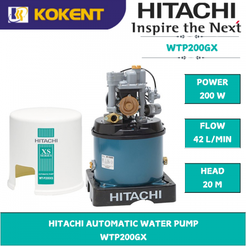 HITACHI AUTOMATIC WATER PUMP  WTP200GX