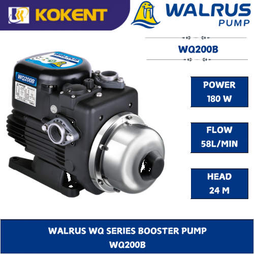 WALRUS WQ SERIES BOOSTER PUMP  WQ200B