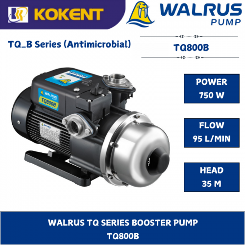 WALRUS TQ SERIES BOOSTER PUMP  TQ800B