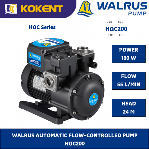 WALRUS AUTOMATIC FLOW-CONTROLLED PUMP  HQC200