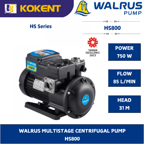 WALRUS MULTISTAGE CENTRIFUGAL PUMP  HS800