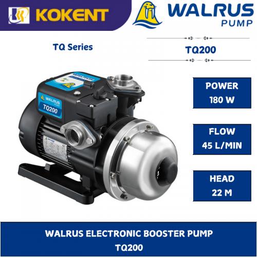 WALRUS ELECTRONIC BOOSTER PUMP  TQ200