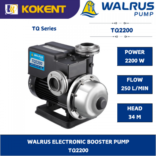WALRUS ELECTRONIC BOOSTER PUMP  TQ2200