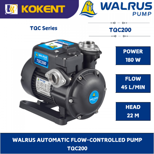 WALRUS AUTOMATIC FLOW-CONTROLLED PUMP  TQC200